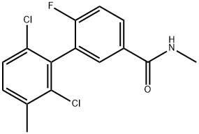 2',6'-Dichloro-6-fluoro-N,3'-dimethyl[1,1'-biphenyl]-3-carboxamide Structure