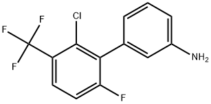 2'-Chloro-6'-fluoro-3'-(trifluoromethyl)[1,1'-biphenyl]-3-amine Structure