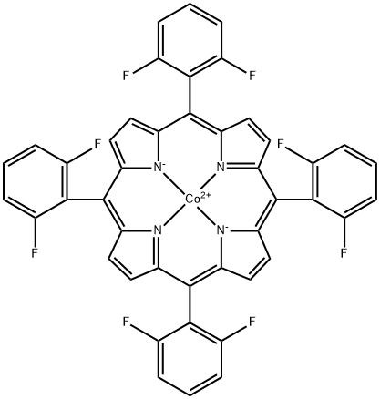 5,10,15,20-Tetrakis(2,6-difluorophenyl)porphyrin Cobalt(II), Structure