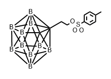 1,2-Dicarbadodecaborane(12)-1-ethanol, 4-methylbenzenesulfonate (9CI) 구조식 이미지