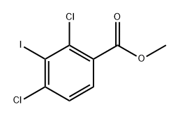 Methyl 2,4-dichloro-5-fluoro-3-iodobenzoate 구조식 이미지