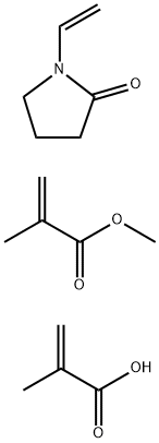 2-Propenoic acid, 2-methyl-, C10-20-branched and linear alkyl esters, polymers with Me methacrylate and vinylpyrrolidone Structure