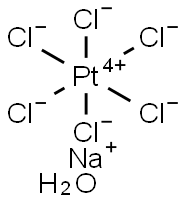 PLATINUM(Ⅳ) SODIUM CHLORIDE HYDRATE Structure
