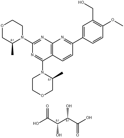 AZD8055 D(-)-Tartaric Acid Structure