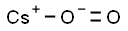 cesium superoxide Structure