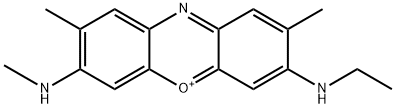 Phenoxazin-5-ium, 3-(ethylamino)-2,8-dimethyl-7-(methylamino)- (9CI, ACI) Structure