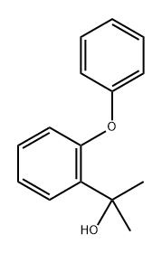 Benzenemethanol, α,α-dimethyl-2-phenoxy- Structure