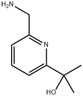 2-Pyridinemethanol, 6-(aminomethyl)-α,α-dimethyl- 구조식 이미지