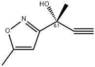 (R)-2-(5-methyl-1,2-oxazol-3-yl)but-3-yn-2-ol 구조식 이미지