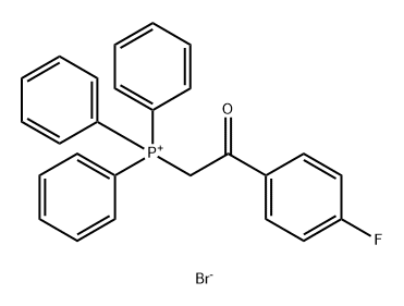 Phosphonium, [2-(4-fluorophenyl)-2-oxoethyl]triphenyl-, bromide Structure