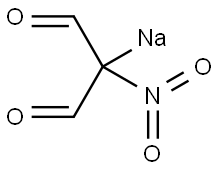 Sodium, (1-formyl-1-nitro-2-oxoethyl)- Structure