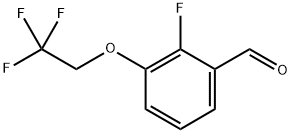 2-fluoro-3-(2,2,2-trifluoroethoxy)benzaldehyde Structure