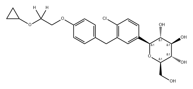 Bexagliflozin D2 Structure