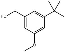 (3-(tert-butyl)-5-methoxyphenyl)methanol Structure