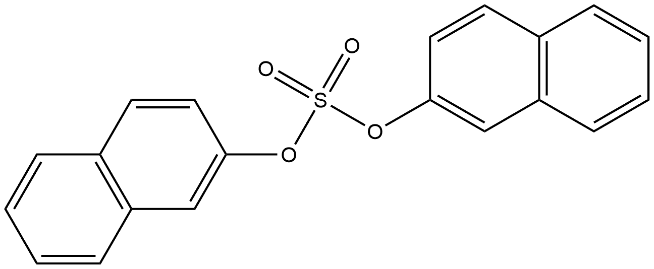 2-Naphthalenol, 2,2'-sulfate Structure