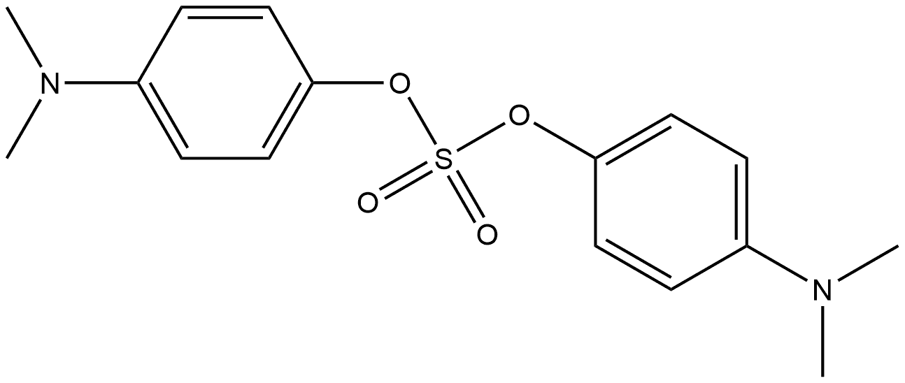 Phenol, 4-(dimethylamino)-, 1,1'-sulfate Structure