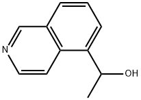 5-Isoquinolinemethanol, α-methyl- Structure