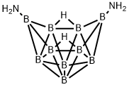 Decaborane(12), 6,9-diammine- Structure