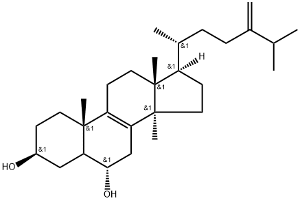 14-methylergosta-8,24(28)-dien-3,6-diol Structure