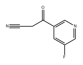 3-Pyridinepropanenitrile, 5-fluoro-β-oxo- Structure