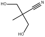 3-Hydroxy-2-(hydroxymethyl)-2-methylpropanenitrile Structure