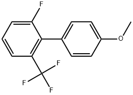 2-Fluoro-4'-methoxy-6-(trifluoromethyl)-1,1'-biphenyl Structure