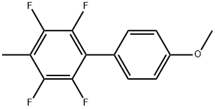 2,3,5,6-Tetrafluoro-4'-methoxy-4-methyl-1,1'-biphenyl Structure