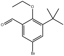 5-bromo-3-(tert-butyl)-2-ethoxybenzaldehyde Structure