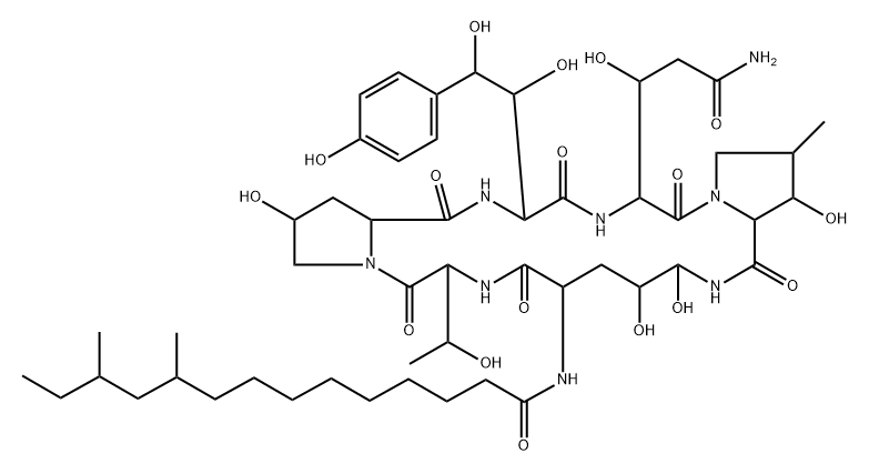 Pneumocandin A0 Structure