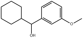 α-Cyclohexyl-3-methoxybenzenemethanol Structure