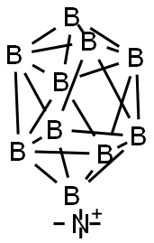 Tetramethylammonium decahydrodecaborate Structure