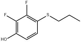 2,3-difluoro-4-(propylthio)phenol Structure