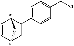 (1R,4R)-5-[4-(chloromethyl)phenyl] bicy clo[2.2.1]hept-2-ene Structure