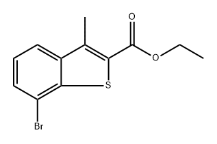 ethyl 7-bromo-3-methylbenzo[b]thiophene-2-carboxylate Structure