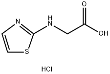 2-(thiazol-2-ylamino)acetic acid HCl 구조식 이미지