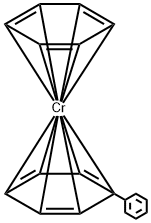 Benzenebiphenylchromium Structure