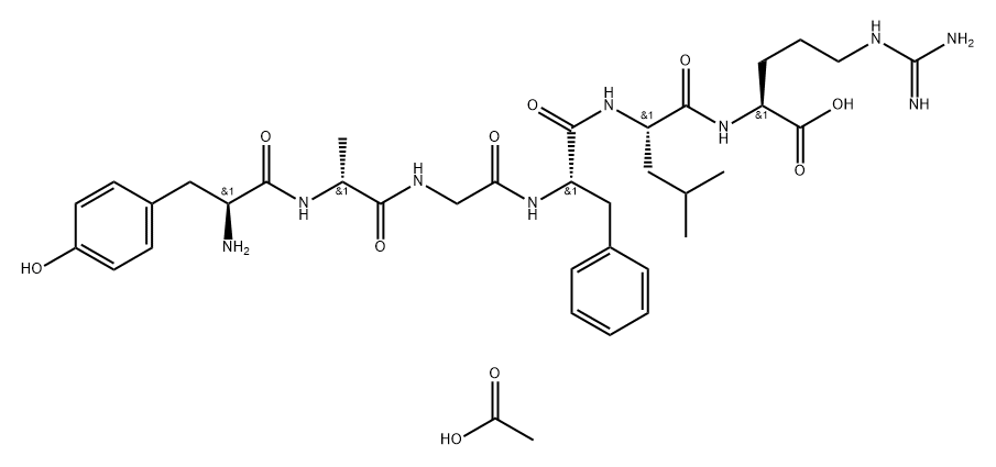 Dalargin acetate Structure