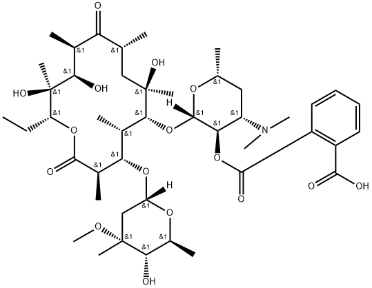 Erythromycin, 2'-phthalate (6CI) Structure