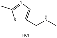 4-ThiazoleMethanaMine, 2-Methyl-, hydrochloride (1:2) Structure