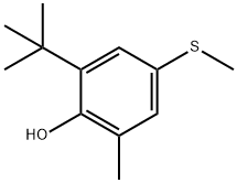 2-(1,1-Dimethylethyl)-6-methyl-4-(methylthio)phenol Structure