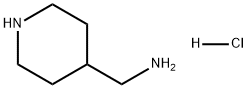 4-Piperidinemethanamine, hydrochloride (1:1) Structure