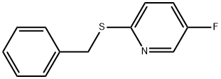 5-Fluoro-2-[(phenylmethyl)thio]pyridine Structure