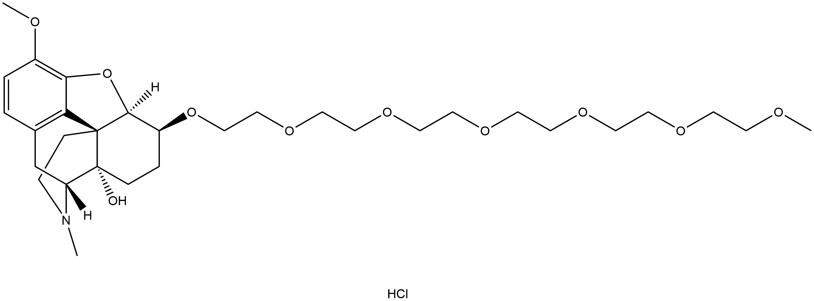 Oxicodegol HCl Structure