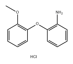 Benzenamine, 2-(2-methoxyphenoxy)-, hydrochloride (1:1) Structure