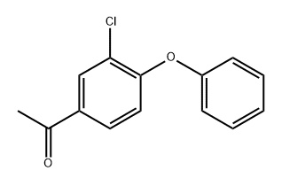 1-(3-Chloro-4-phenoxyphenyl)ethanone Structure