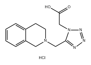 5-(3,4-dihydroisoquinolin-2(1{H})-ylmethyl)-1{H}-tetrazol-1-yl]acetic acid Structure