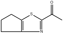 1-{4H,5H,6H-Cyclopenta[d][1,3]thiazol-2-yl}ethan-1-one 구조식 이미지