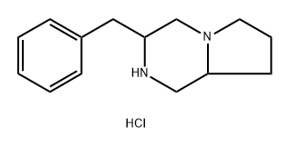 Pyrrolo[1,2-a]pyrazine, octahydro-3-(phenylmethyl)-, hydrochloride (1:2) Structure