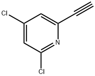 2,4-Dichloro-6-ethynylpyridine 구조식 이미지