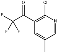 1-(2-Chloro-5-methylpyridin-3-yl)-2,2,2-trifluoroethanone Structure